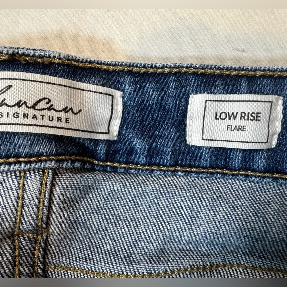 KanCan Dark Blue Flare Jeans - Picture 4 of 6